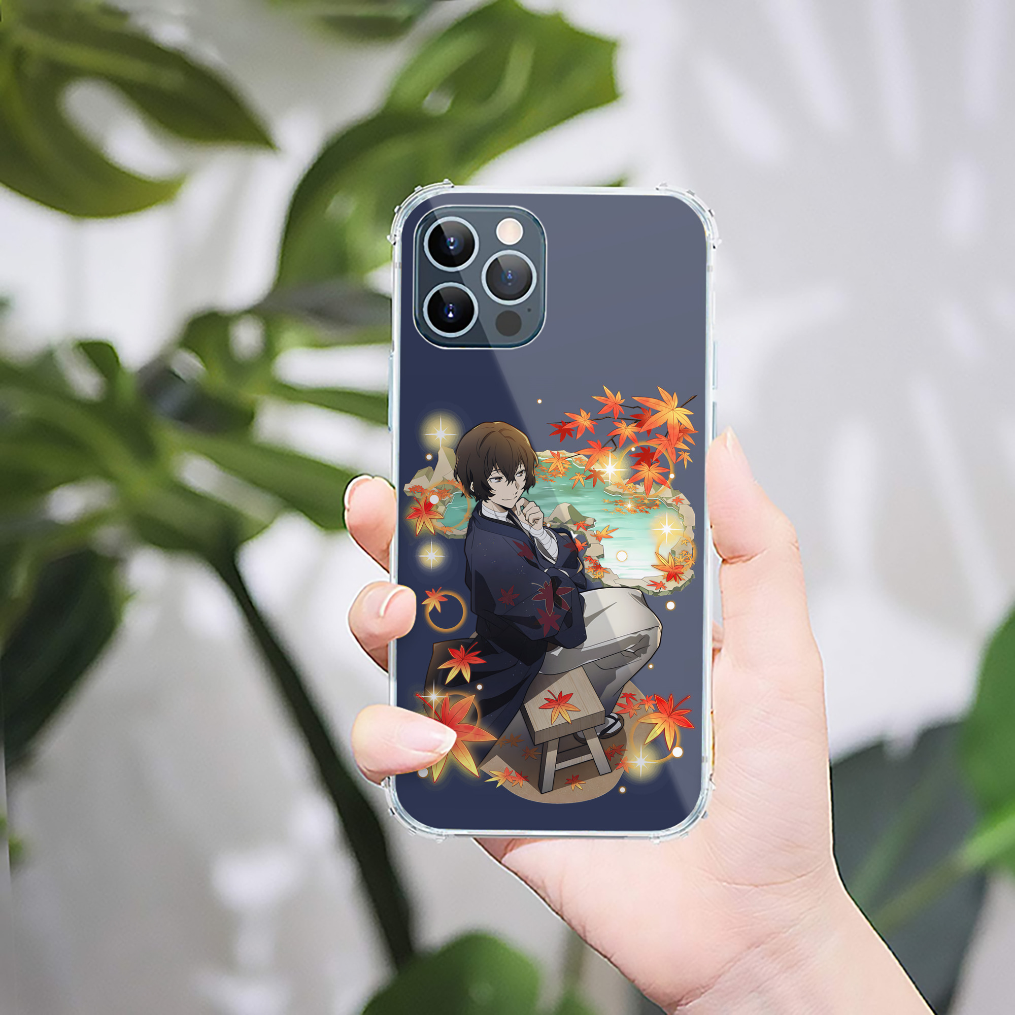 （画像用） 文豪ストレイドッグス Bungo Stray Dogs 【iPhone 12シリーズ対応】透明スマホケース（クリアソフトケース）